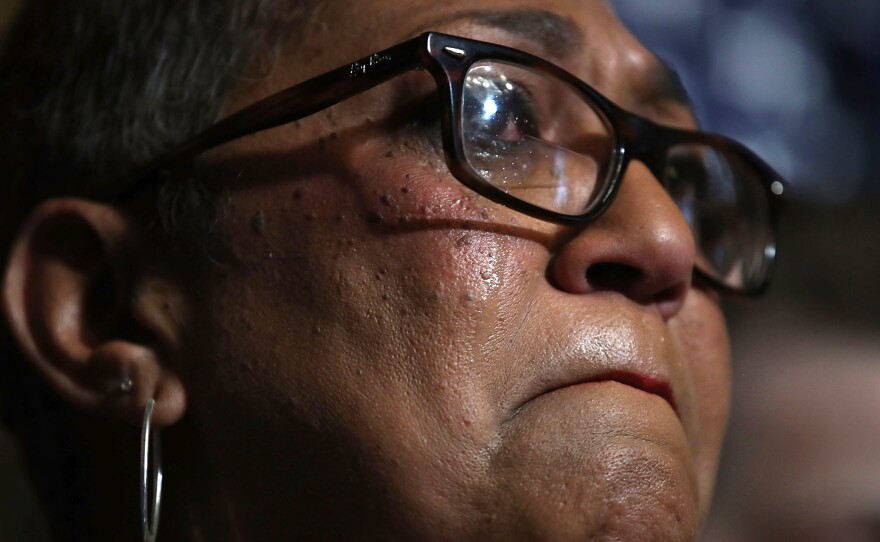 Sharon Risher, whose mother and two cousins were killed at Emanuel AME Church.