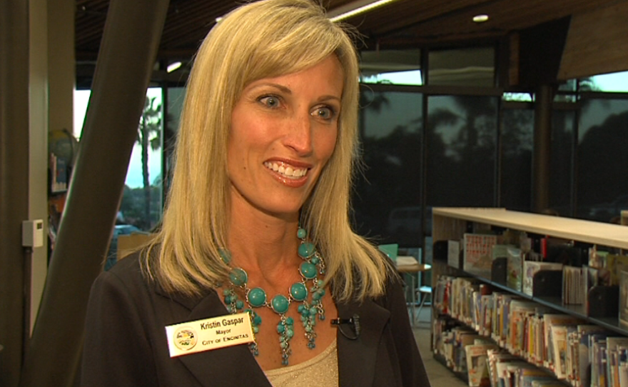 Encinitas Mayor Kristen Gaspar, October 2014.