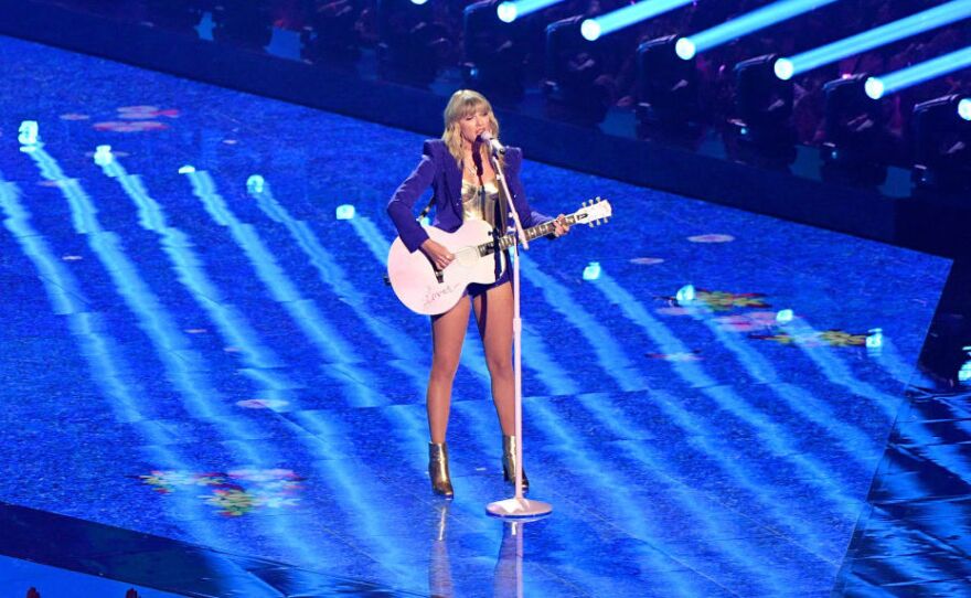 Taylor Swift, performing during the 2019 MTV Video Music Awards in August in Newark, New Jersey.