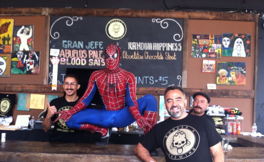 A photo of David Favela, the owner of Border X Brewing in Barrio Logan, who started Chicano-Con to recreate the magic of Comic-Con for those who are not able to attend and to provide a space for the Latino/e/x community to congregate in an undated photo.