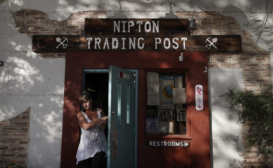 The Nipton Trading Post is among the few businesses in the tiny California town. American Green has big plans for the town in what it calls the "Cannabis Revolution."