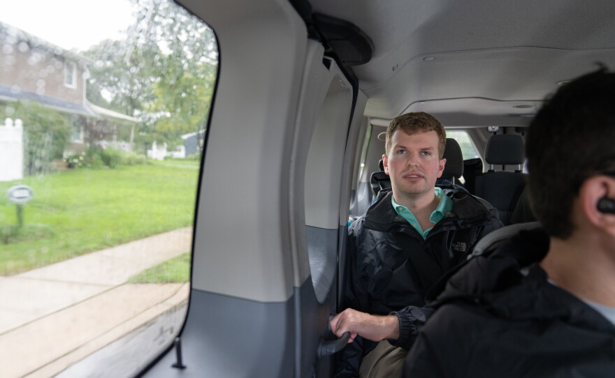Cody Brendle's community-based program, Next Steps, drives him to activities in the community, including grocery shopping, dance classes and job training.