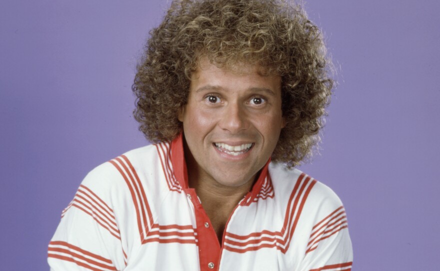 Richard Simmons made it his life's work to make exercise fun — for everybody. He's pictured above in 1984.