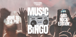 Dad Rock Music Bingo