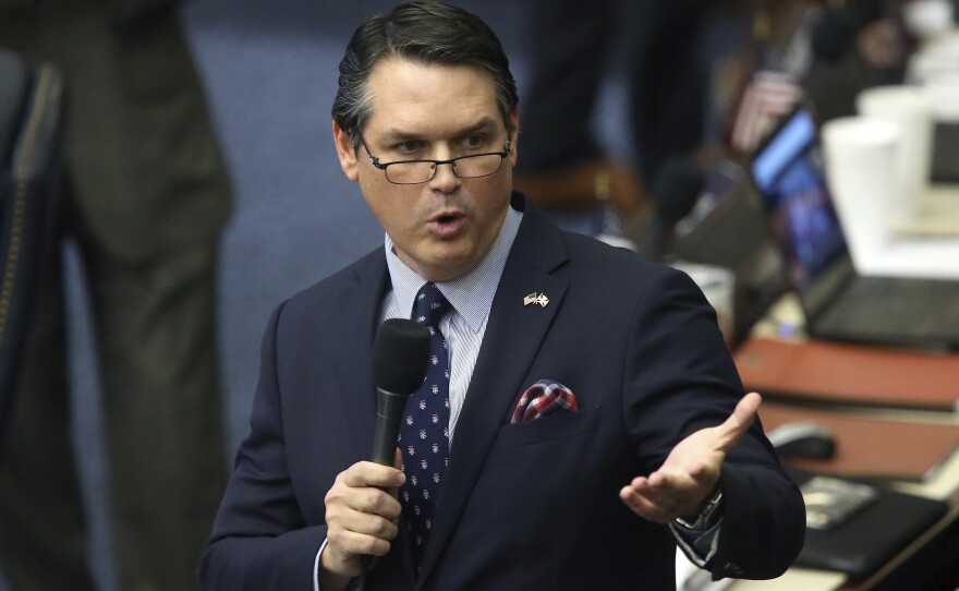 Former state Rep. Cord Byrd, seen here in March 2020, was tapped by Republican Gov. Ron DeSantis to be Florida's new secretary of state, an appointment that has drawn criticism.
