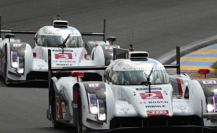 Leena Gade is the race engineer on the No. 2 Audi R18 e-tron quattro race car. Gade's team drove to victory during this year's 24-hour Le Mans in western France.