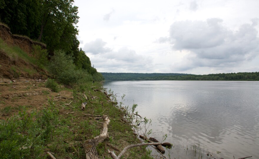 The bone was found along the Irtysh River in Siberia, which was pretty far north to live 45,000 years ago.