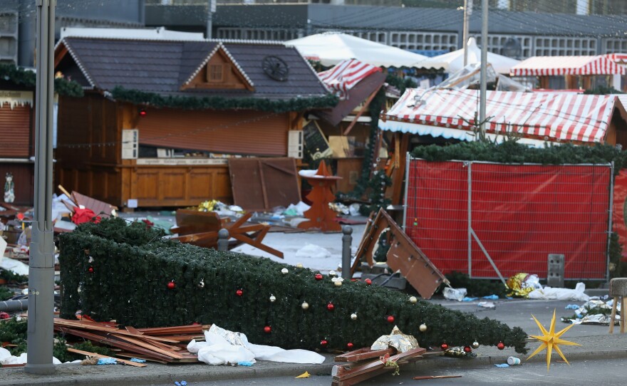 The Christmas market in Berlin was targeted in Monday's attack by a man driving a heavy truck into an area crowded with shoppers.