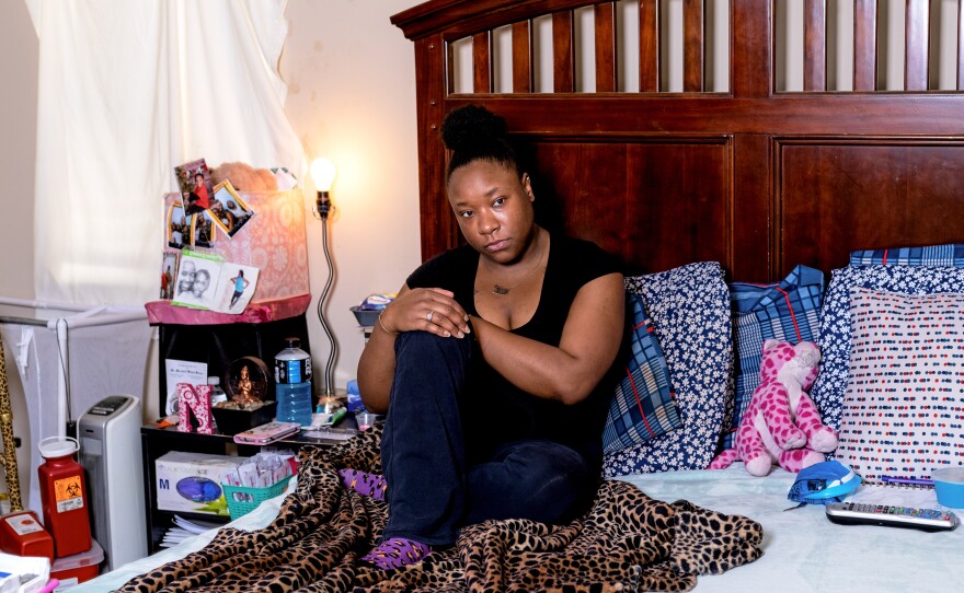 from local story: "Sickle cell pain has a mind of its own," said Anesha Barnes, who's had the disease since she was a baby. She says the longer she stays in a pain crisis, the harder it is to break out of it.
