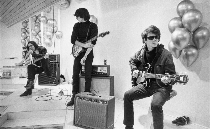 Moe Tucker, John Cale, Sterling Morrison and Lou Reed from archival photography from "The Velvet Underground."