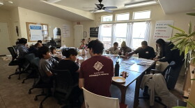 A LiFT workshop in the Navaho Nation in Arizona. The evidence-based course has teens bring a trusted adult with them to learn about relationships, safe sex and preventing pregnancy.