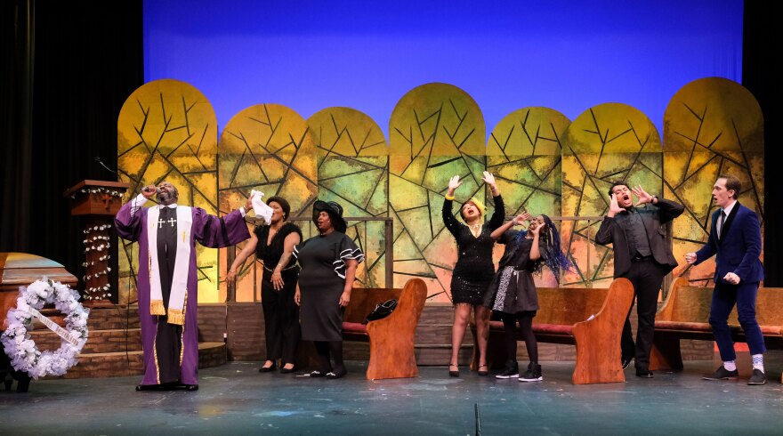 The cast of Oceanside Theatre Company's "Chicken