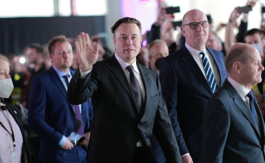 After a report alleged SpaceX paid a flight attendant to settle a sexual misconduct case against Elon Musk, the tech billionaire called it a politically motivated attack. Musk is seen here in March, at a new Tesla factory in Germany.