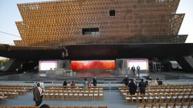 Last minute preparation are made for today's dedication ceremony at the Smithsonian Museum of African American History and Culture on the National Mall in Washington, Saturday, Sept. 24, 2016, where President Barack Obama will speak. 
