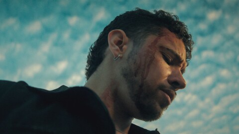 Actor/writer Daniel Figueroa in the Kickstarter video for his short film project "The Last Favor." (2026)