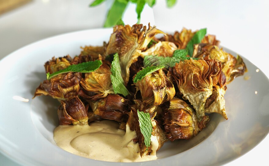Carchiofi alla Guidea – deep fried artichokes