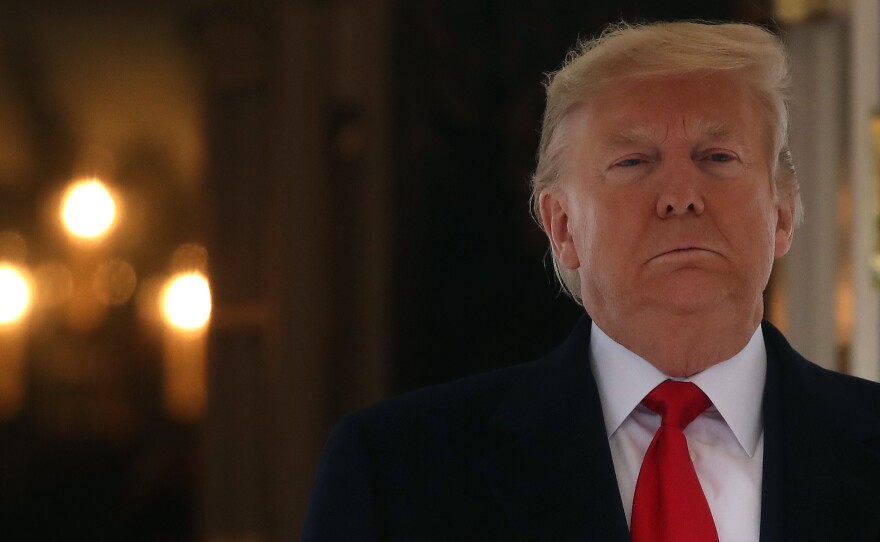 President Trump at the White House on Wednesday.