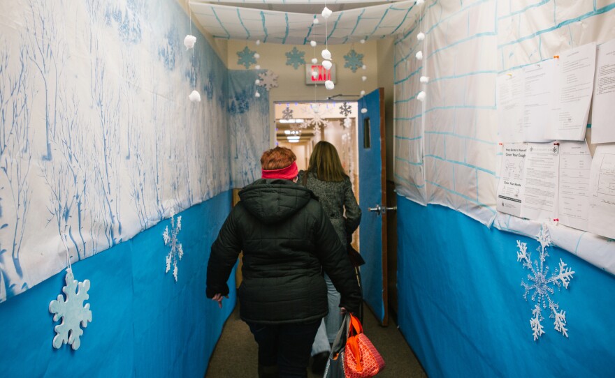 Pauline leaves for home after a day program at the Arc Northeastern Pennsylania.