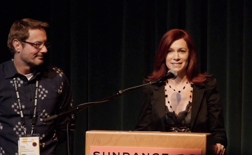 Carrie Preston at the Sundance premiere of the Daisy 3 Pictures' "That's What She Said" on Friday.