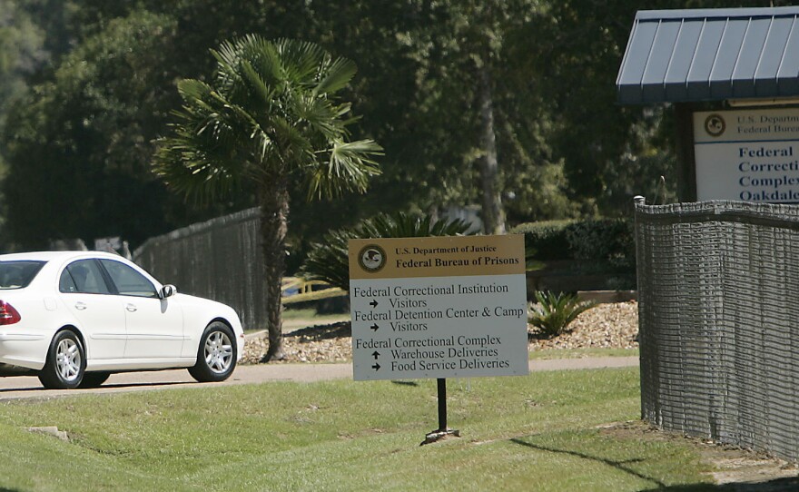 The federal prison in Oakdale, La., pictured in 2006, is grappling with a series of COVID-19 cases.