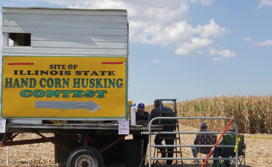 The Illinois State Corn Husking Competition is one of nine competitions happening during harvest season all across the Midwest.