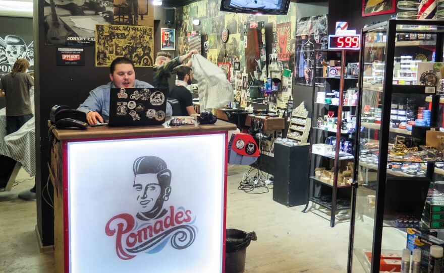 Pomades is one of half-a-dozen barbershops on a single block in central Moscow. Until recently, Russian society took a narrow view of masculinity. Real men weren't supposed to worry about hair or skincare.