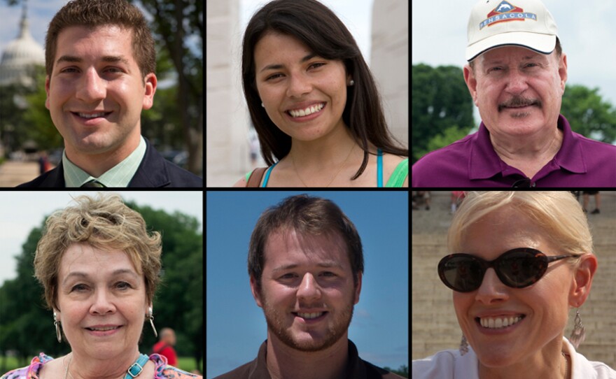 Row 1: Rocco DiCicco, Fresno, Calif.; Nelsy Rodriguez, Boyaca, Colombia; Gary Combs, Kingsport, Tenn. Row 2: Susan Bennett Eaton, Gray, Tenn.; Clint Morgan, Campwood, Texas; Kimberley Stewart, Menlo Park, Calif.