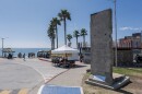 This 3-ton slab of the original Berlin Wall is on permanent display in Tijuana. Marcos Cline-Marquez thought it was important to place the Berlin Wall near the U.S.-Mexico border. 