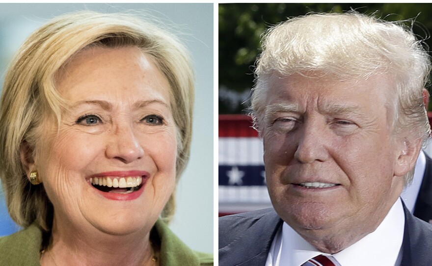Clinton and Trump wrap up their presidential campaigns with two-minute ads appealing for votes the day before Americans head to the polls.