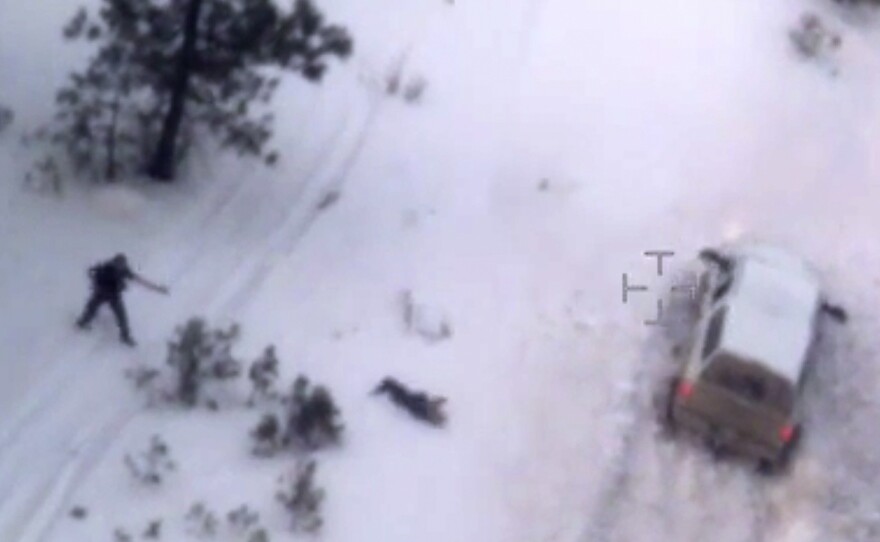 The Jan. 26, 2016, shooting incident at the center of Joseph Astarita's trial was captured on an FBI video.