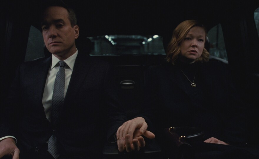 <em>Succession</em> series creator Jesse Armstrong likens Tom (Matthew Macfadyen) and Shiv's (Sarah Snook) hands in the final episode to the joining of "two pieces of porcelain."