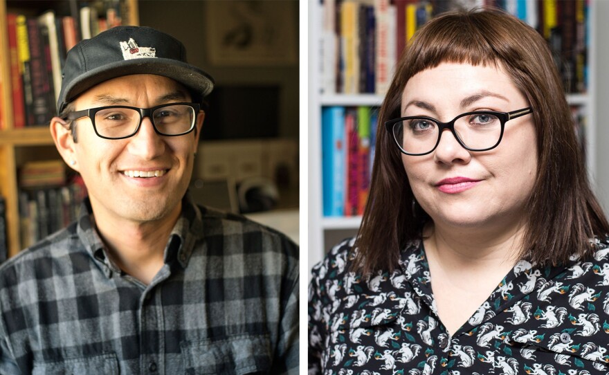 Zeke Peña, left, and Isabel Quintero