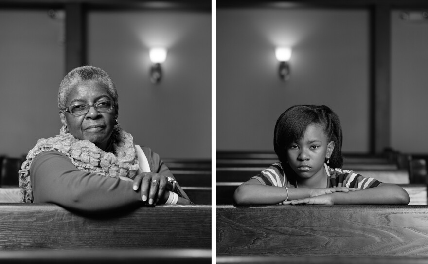 <em>Mary Parker and Caela Cowan, Birmingham, Ala.,</em> from the series "The Birmingham Project," 2012; Rennie Collection, Vancouver