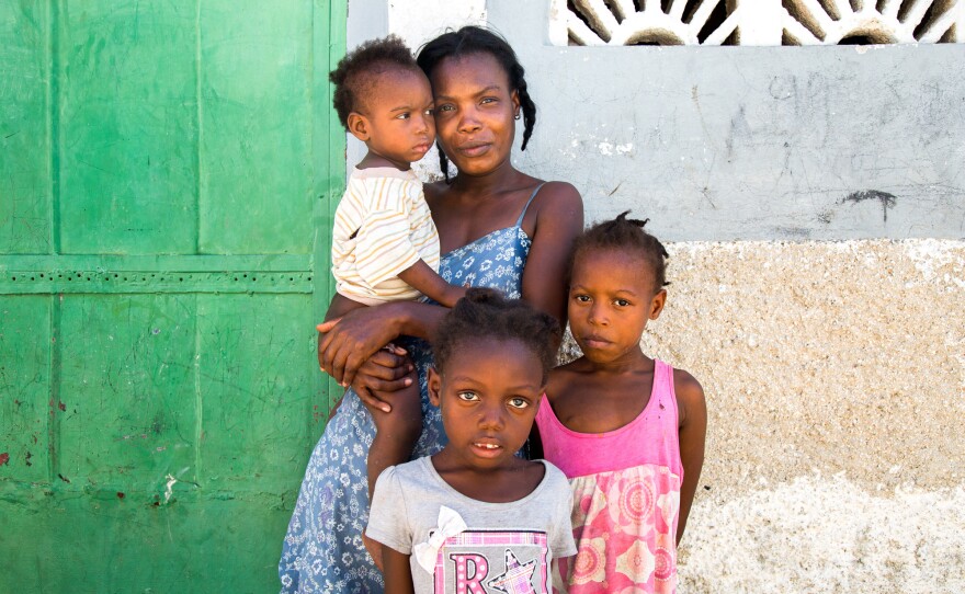 Project Drouillard resident Magdala Simeone and her neighbors recently pooled $75 to get a shared pit latrine emptied. She never met the person or people who did the work and doesn't know where the human waste was dumped.