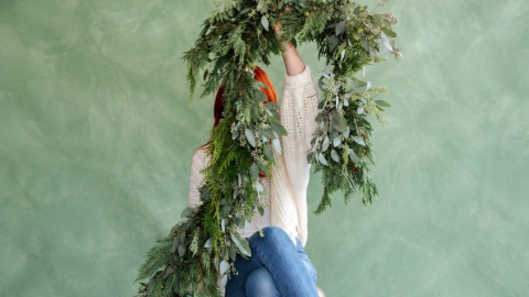 Becoming a Florist Series: Winter Greenery Garland Workshop