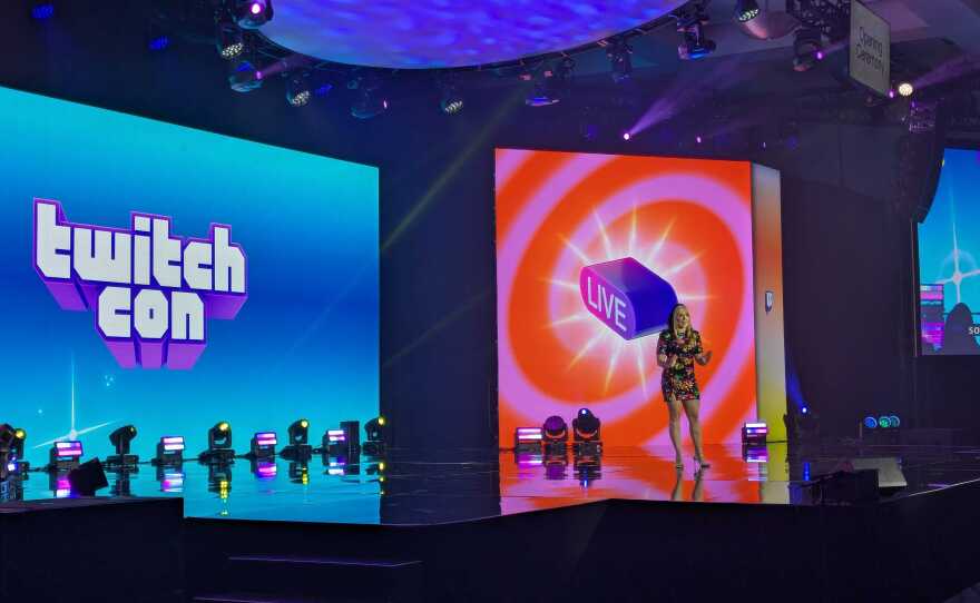 Mark Kish, head of community at Twitch, speaks at Tw
