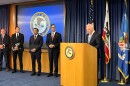 The U.S. Attorney's office holds a press conference. San Diego, Calif. Aug. 3, 2023.