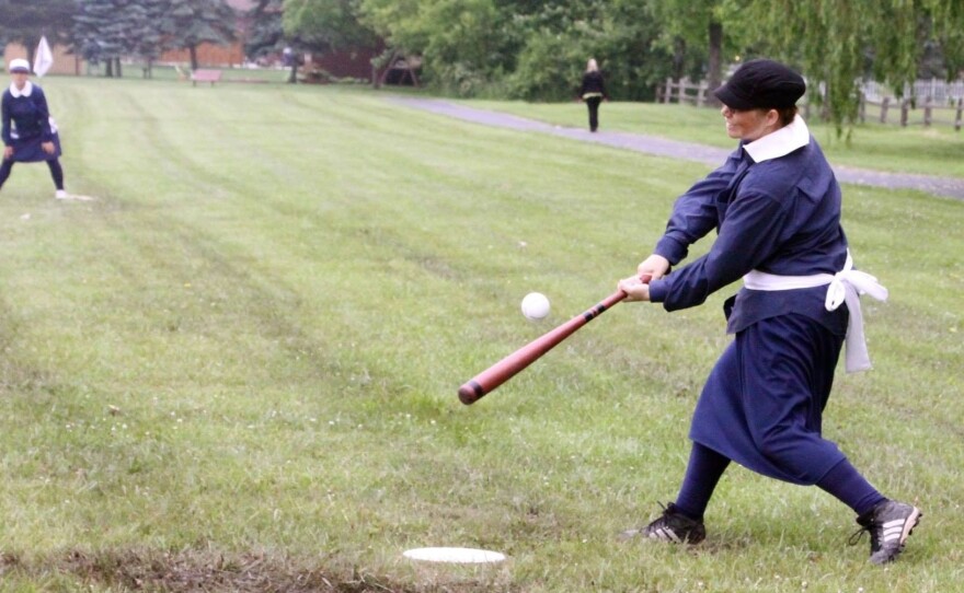 River Belles take the field.