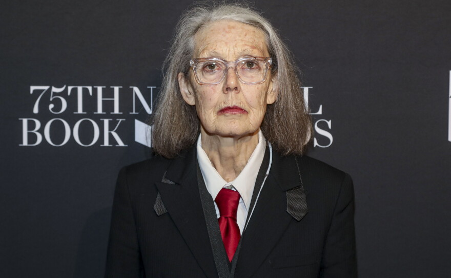 Poet Anne Carson at the 75th National Book Awards in 2024.