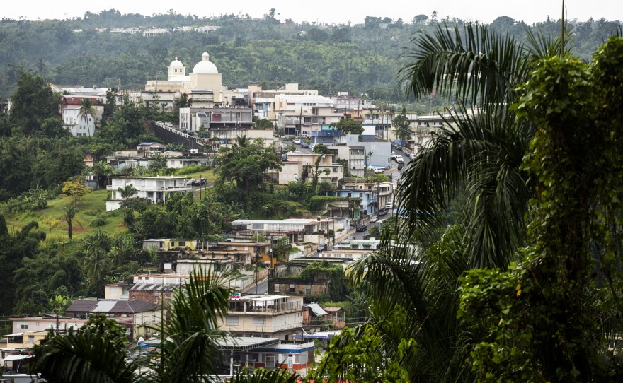 In Lares, the unrepaired destruction in the town's cemetery has been an especially brutal reminder of everything the storm took.