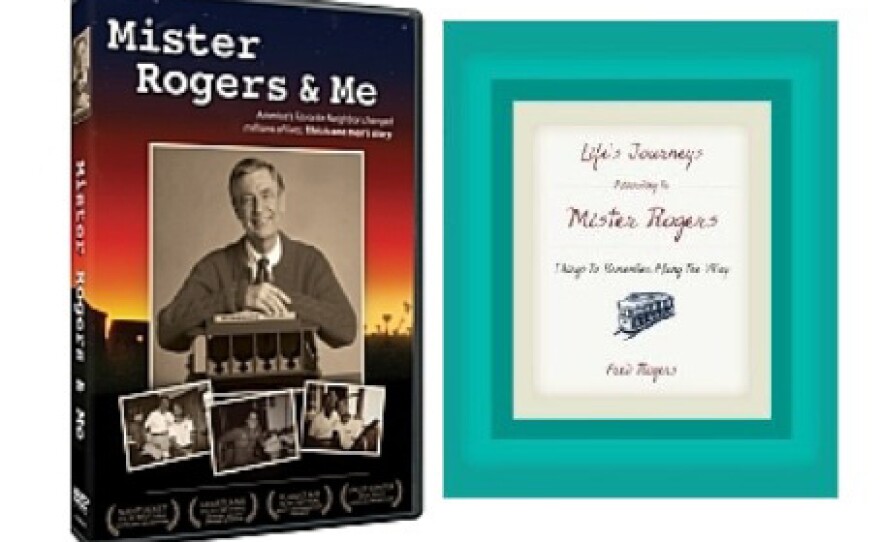 Give at the $120 level during our TV Membership Campaign and receive the "Mister Rogers and Me" DVD & "Life's Journeys According to Mister Rogers: Things to Remember Along the Way" hardcover book combo. This gift also includes enrollment in the myKPBS Savers Club plus additional online access to more than 130,000 merchant offers and printable coupons, as well as a KPBS License Plate Frame (if you're a new member). The DVD only is available at $60, and the book only is at $90.