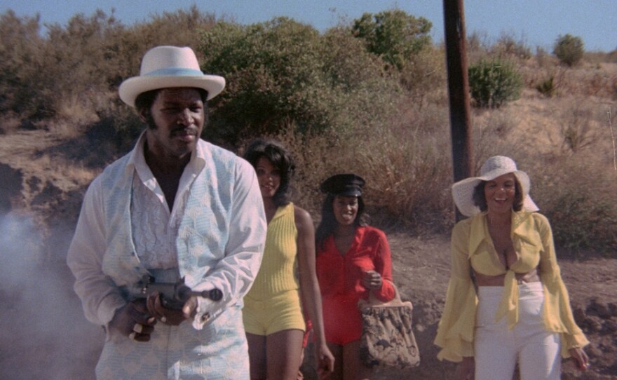 Rudy Ray Moore in "Dolemite" (1975). His life and the making of that film are now the subject of the new film "Dolemite is My Name" starring Eddie Murphy as Moore.