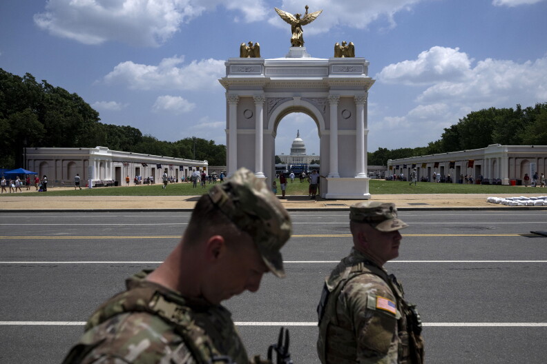 Proposed D.C. Arch Reimagined as Military Complex, Sparking Opposition