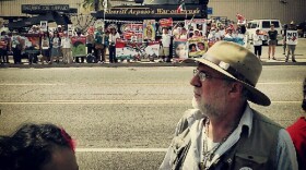 Javier Sicilia and the “Caravan for Peace with Justice and Dignity” in Arizona.