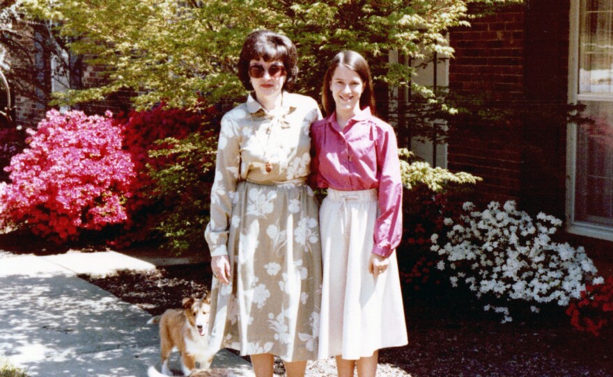 Evelyn Wilson (shown here with her daughter in a family photo from 1980) knew Alzheimer's ran in her family: Her mother and all of her siblings were diagnosed with the disease.