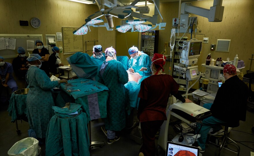 Chedino's gender-affirming surgery lasted five-and-half hours. One team of surgeons focused on the breast augmentation, while the second team carried out the orchiectomy and vaginoplasty to transform Chedino's genitalia.