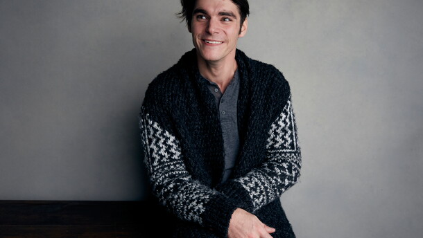 FILE - RJ Mitte poses for a portrait to promote the film, "Time Share", at the Music Lodge during the Sundance Film Festival, Jan. 20, 2018, in Park City, Utah.