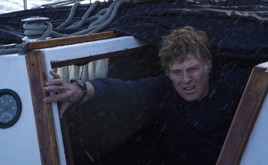 In his latest film, Robert Redford plays a man who is stranded at sea and must survive completely on his own.