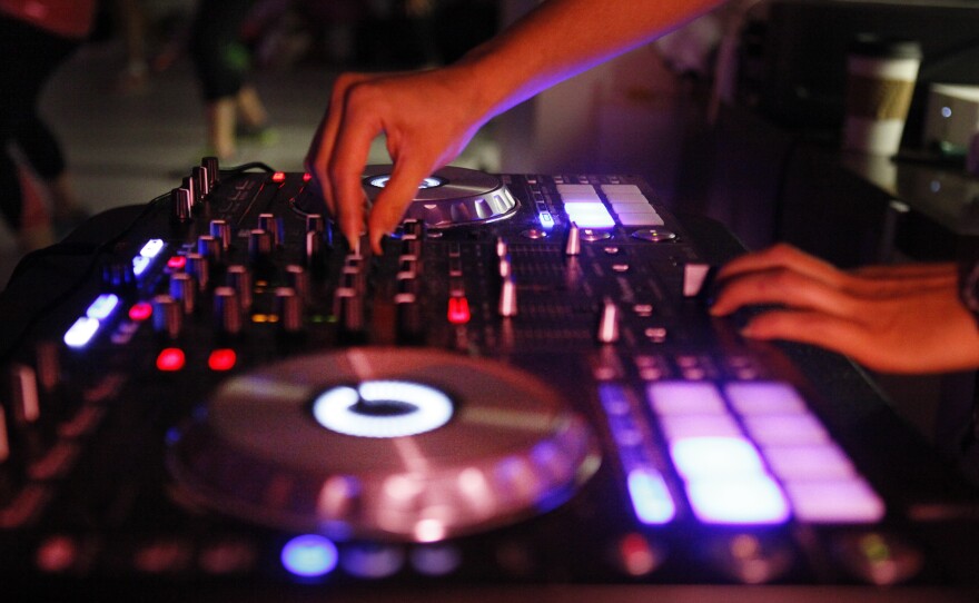 Shah took a five-month course to get her mixing certificate. She owns her own equipment and has traveled the world playing at weddings and nightclubs.