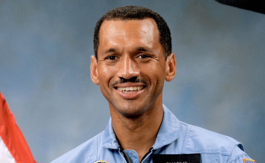 Charles Bolden, NASA's current chief administrator, before his first shuttle flight in 1986.